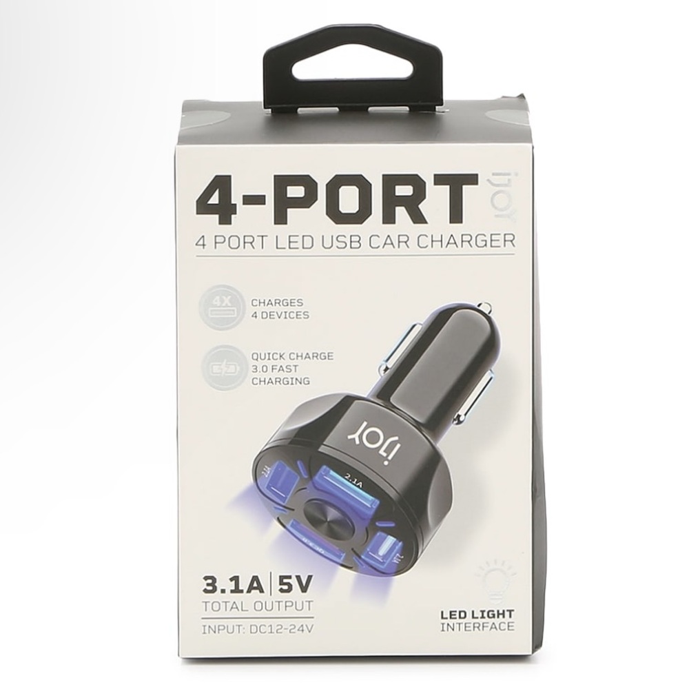 IJOY 4-PORT LED USB CAR CHARGER
